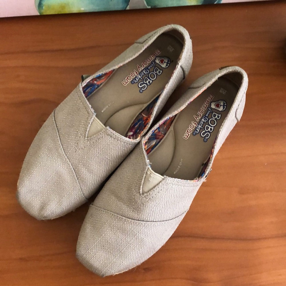 Bobs/ Skechers Memory Foam Wedge - Picture 5 of 6